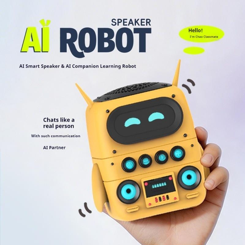 Power Bank Wireless - Haut-parleur robot intelligent IA, robot de