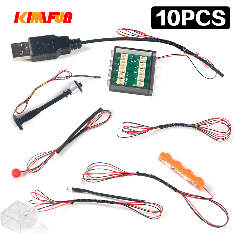Tech Accessories Hub - 10 pièces bricolage LED 2 broches