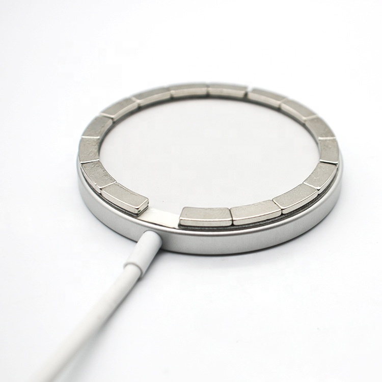 Power Bank Wireless - Autocollant magnétique compatible MagSafe, matrice d'aimants