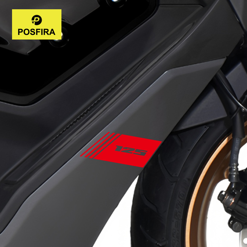 Nmax Tech Max Accessories - Autocollants en vinyle POSFIRA pour carénage