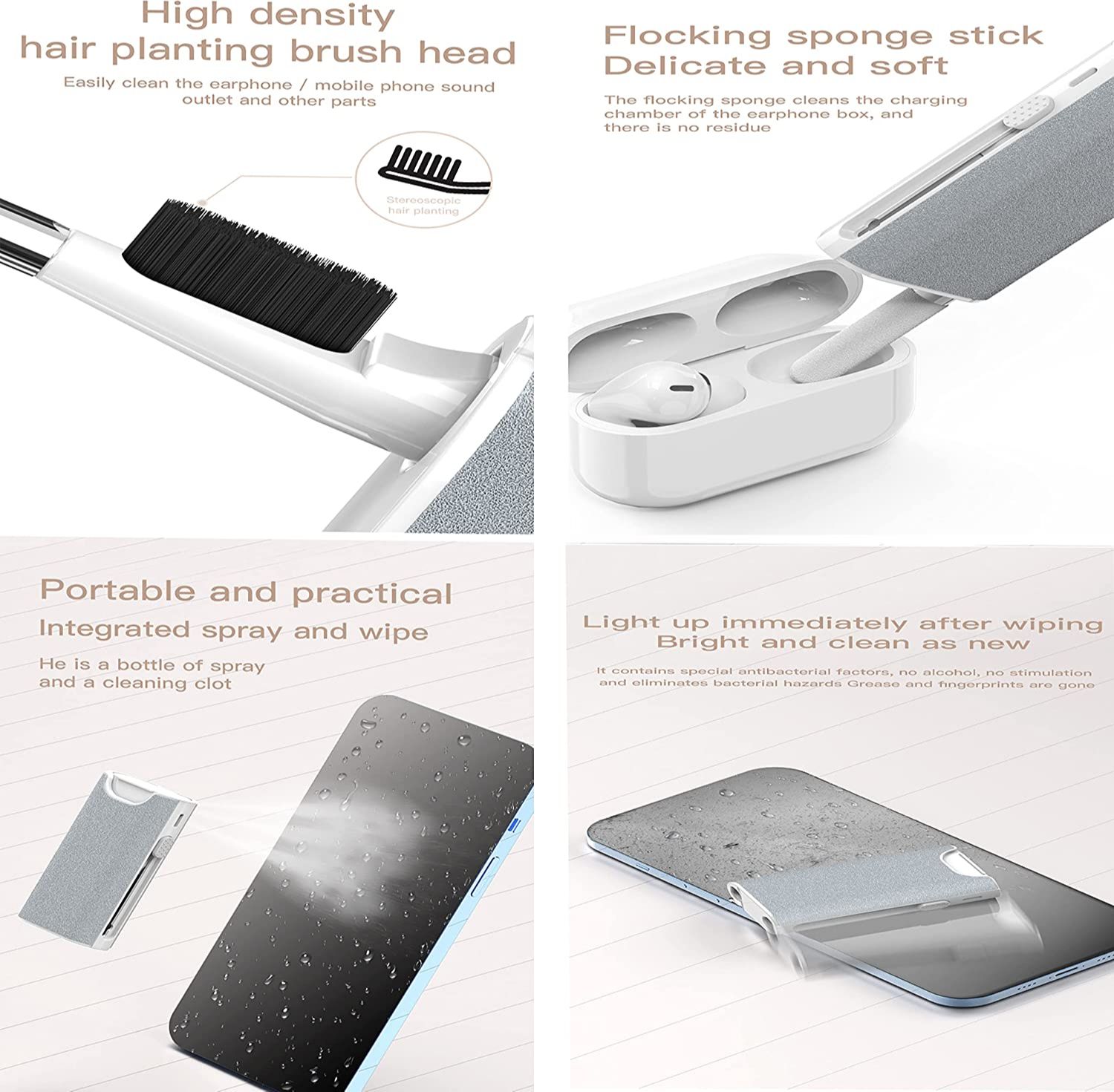 Kit de brosse de nettoyage d'é - Power Bank Wireless avis et prix