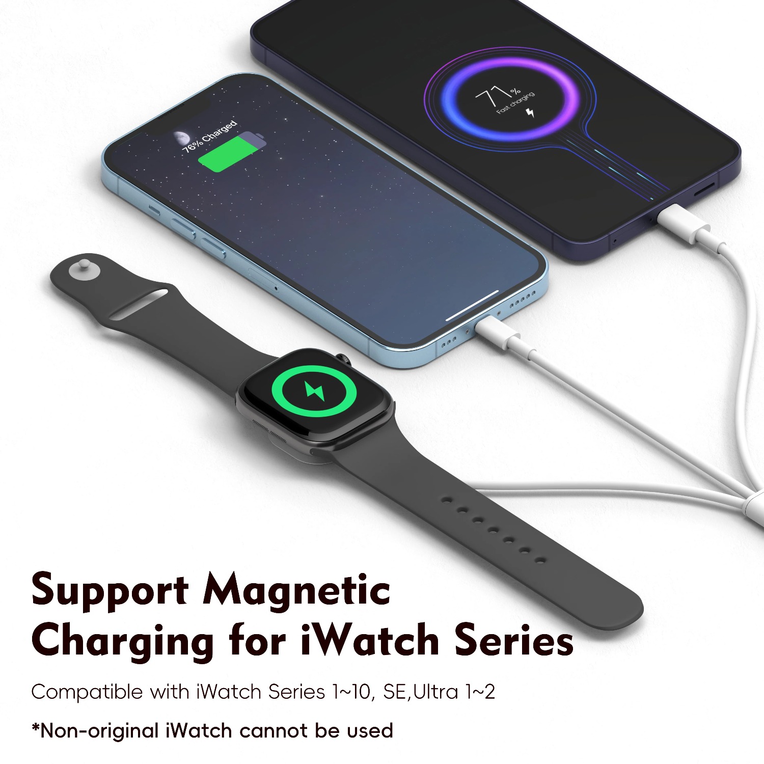 Chargeur magnétique 3 en 1 pou - Power Bank Wireless avis et prix